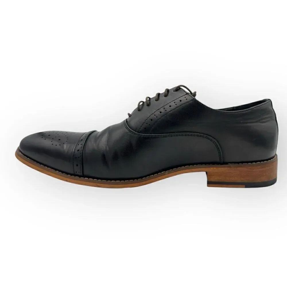 Unlisted By Kenneth Cole Mens Cheer Lace Up B Oxford Shoes Black Size 10.5